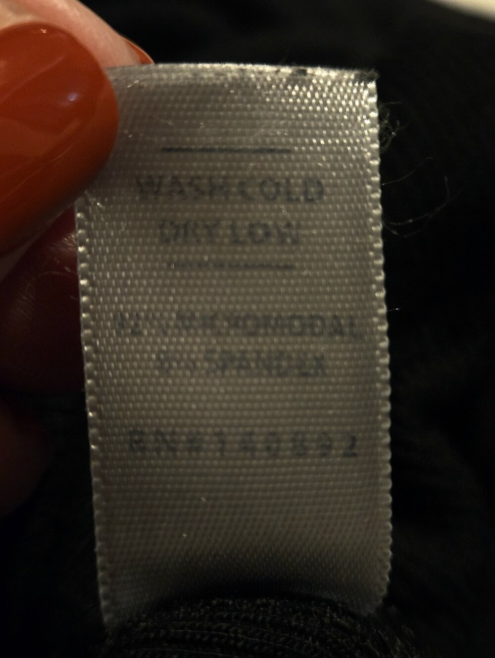 Marine Layer Ribbed Black Maxi-SM - Picture 8 of 8